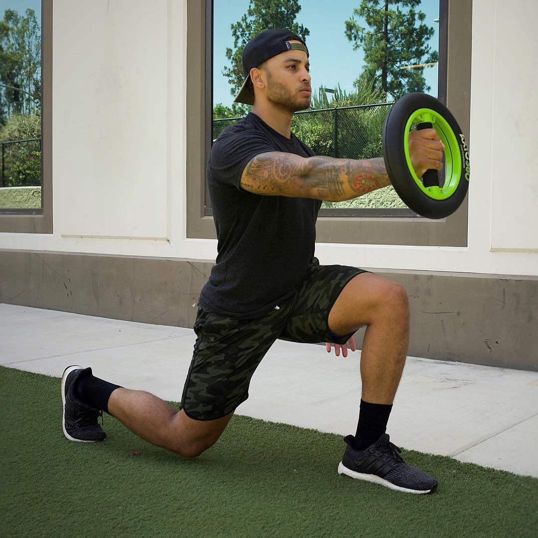 Split Squat exercise with AXIO 360 Centripetal Trainer