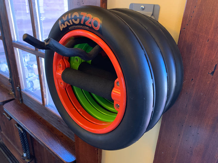 (6) AXIO Trainers:   (1) AXIO 360LT Trainer  (2) AXIO 360 Trainers  (2) AXIO 720 Trainers  (1) AXIO 1080 Trainer  (1) 3-Pack of AXIO Infinity Bands  (1) AXIO Flip Wall Mount Rack