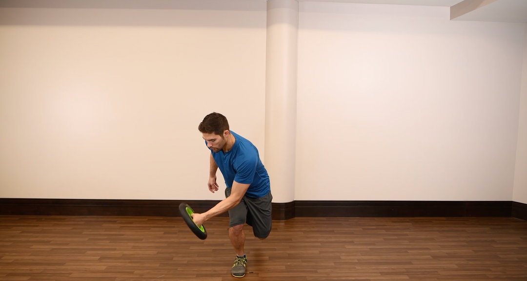 Single Leg Squat Diagonal Drill | One Hand