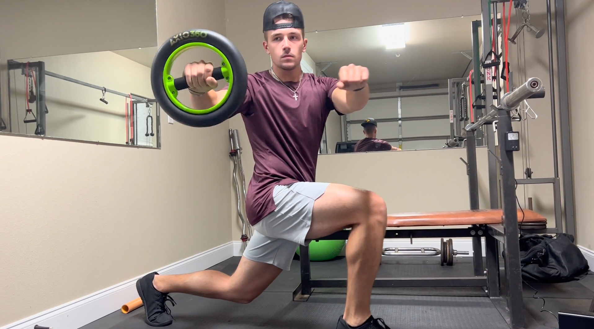 Split Turn Split Squat One Arm Torso Turn – AXIO Centripetal Training
