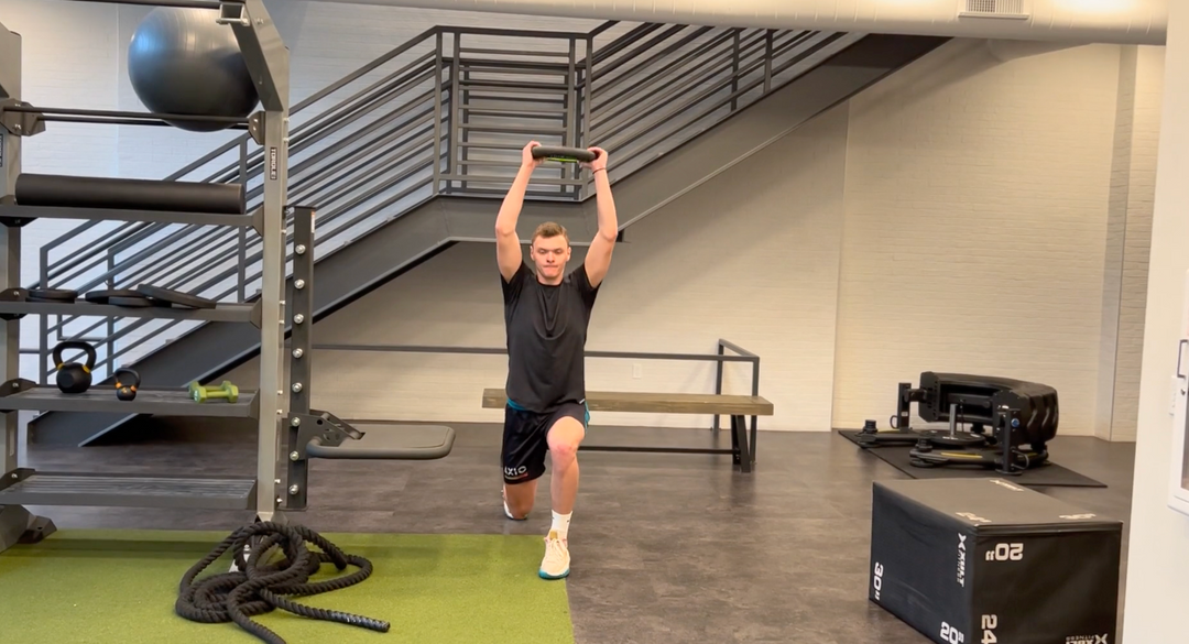 Walking Halo Lunges