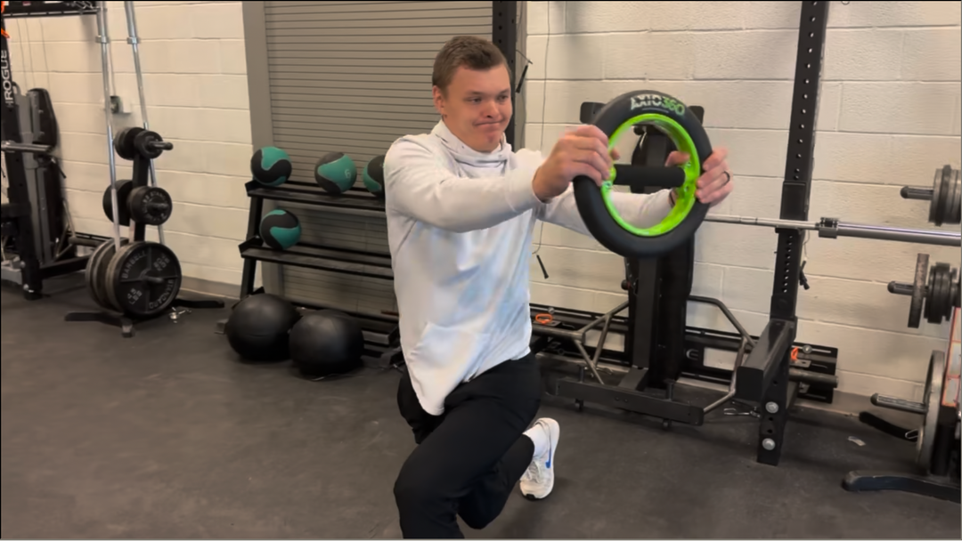 Split Squat Torso Turn Rotations