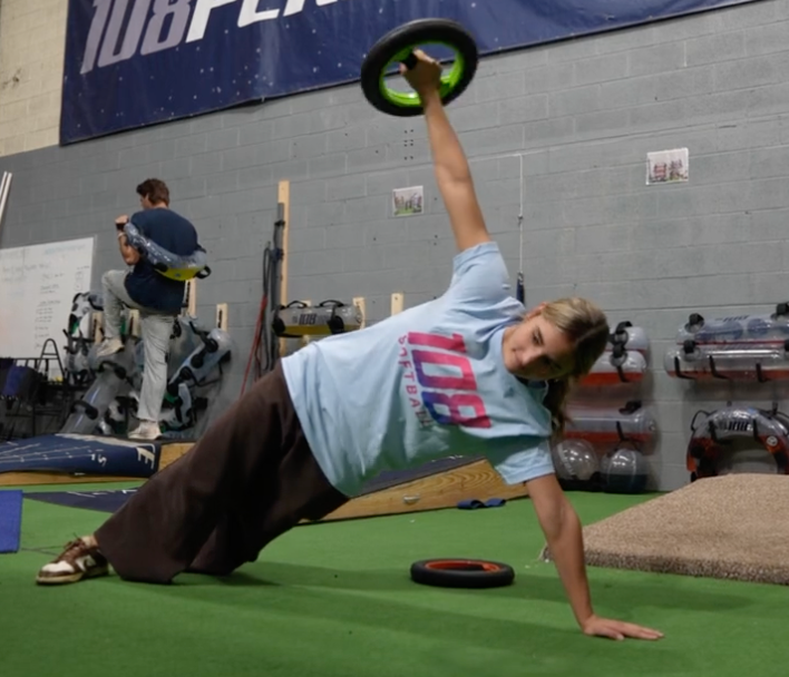 Side Plank Arm Bar Rotations