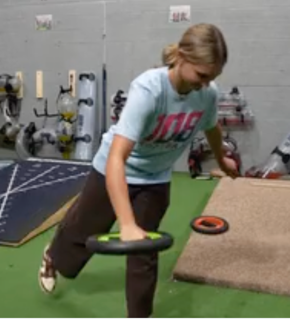 Single Leg Balance RDL Iso Hold Rotations