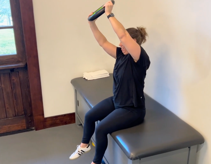 Seated Halo Circles (Feet up)