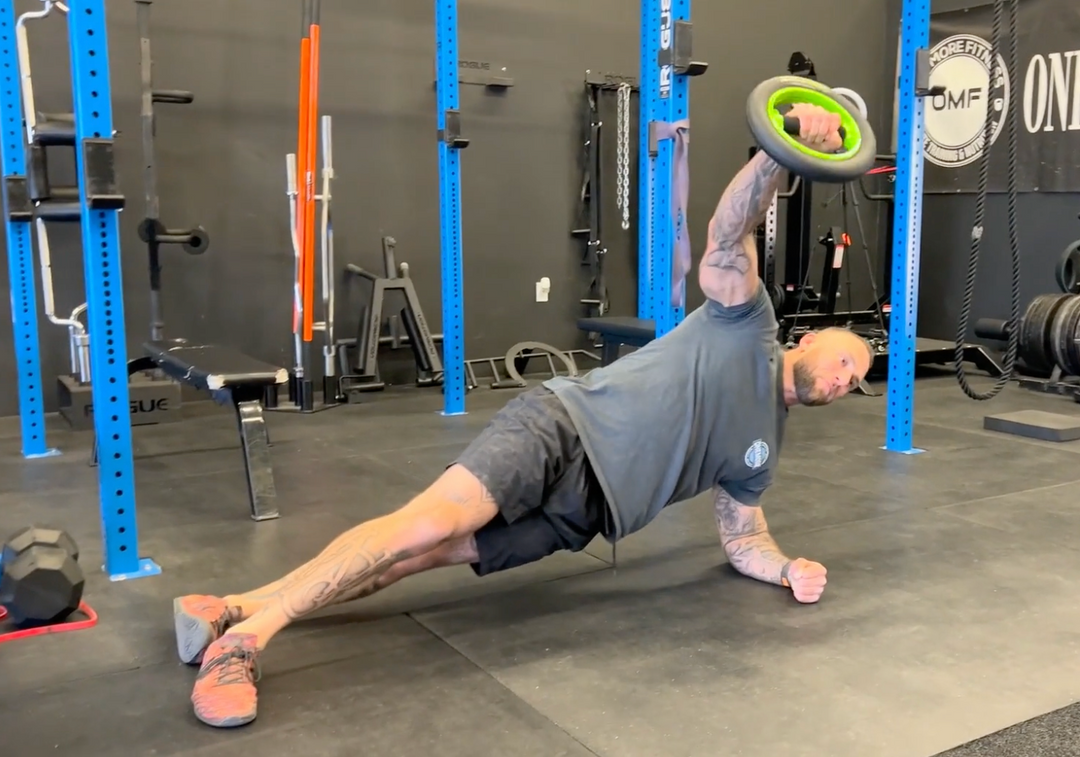 Side Plank Arm Bar Rotations